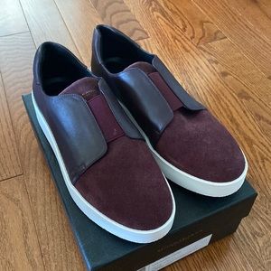 Donna Karan NY slip on suede sneaker